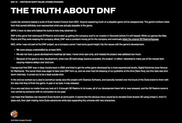 20 años después, Duke Nukem Forever vuelve a doler como el primer día