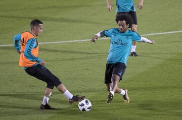 Lucas Vázquez y Marcelo. 