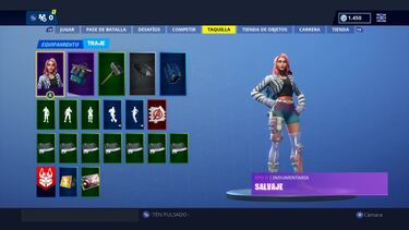 Fortnite: así es Salvaje, el nuevo skin y su paquete