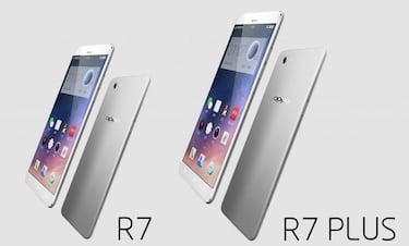 Oppo hace oficiales los R7 y R7 Plus