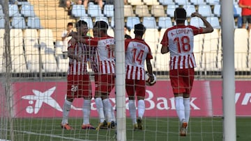 Jugadores del Almería.