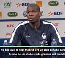 Pogba: "Soy feliz en Manchester pero todos sueñan con el Madrid"