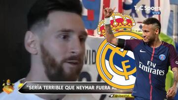 Messi sobre Neymar: "Si se va al Madrid es un golpe muy duro"