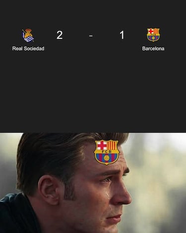 Los pitos en el Bernabéu y la derrota del Barça, protagonistas de los memes de la jornada