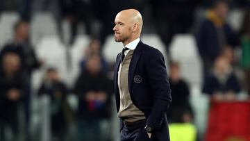 Ten Hag en Tur&iacute;n ante la Juventus