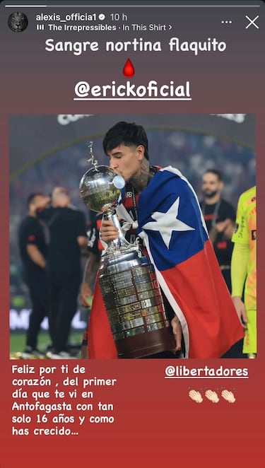 El emotivo mensaje de Alexis Sánchez en redes sociales: “Desde el primer día que te vi, con 16 años...”