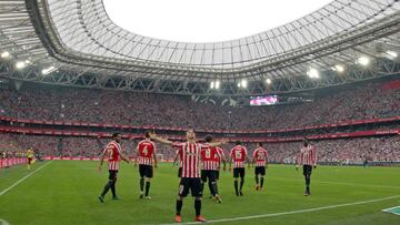 Muniain marcó: "He vuelto a sentir el cariño de San Mamés"