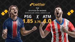 PSG vs. Atlético de Madrid: horario, dónde ver, pronósticos y clasificación