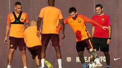El Barça, sesión de recuperación pensando en el Málaga
