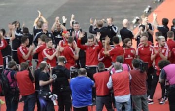 Las imágenes de Gareth Bale y la selección de Gales en Cardiff