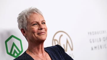 Jamie Lee Curtis attends the 34th Annual Producers Guild Awards at the Beverly Hilton in Beverly Hills, California, U.S., February 25, 2023. REUTERS/Aude Guerrucci