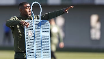 Emerson, en un entrenamiento. 