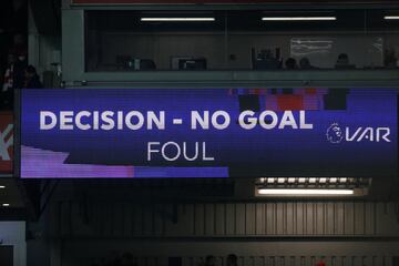 Virgil van Dijk was adjudged to have fouled De Gea in the build-up to Firmino's goal which was subsequently ruled out by VAR.