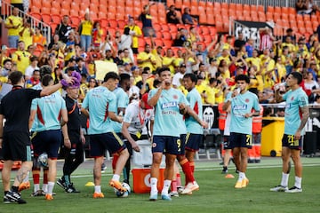 La Selección Colombia enfrentó a la Selección Irak en el estadio Mestalla, de Valencia, España. Este fue el primer amistoso de la Fecha FIFA.