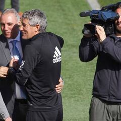 Stoichkov, encarnizado enemigo del Madrid, 'anima' al Betis
