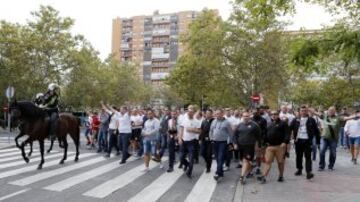 Legia hooligans involved in violent clashes at Bernabeu