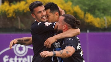 Quiles, Miku y Héctor son tres de los jugadores del Depor que no jugarán ante Unionistas.