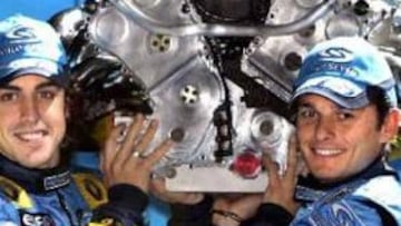 <b>NUEVO COMPAÑERO.</B> Fernando Alonso compartirá escudería esta temporada con el italiano Fisichella.