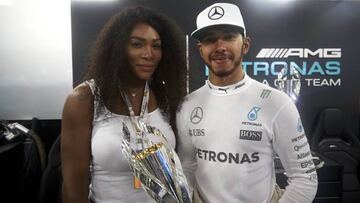 Serena Williams y Lewis Hamilton.