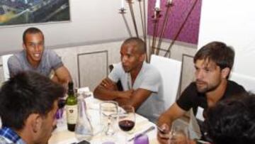 La plantilla celebró el triunfo europeo