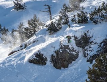 Primera de las dos pruebas que se han disputado en Vallnord-Ordino Arcalís, en la de La Portella -que tuvo lugar en la cara conocida como 'La Gomez'- el español Aymar Navarro consiguió un histórico tercer puesto.