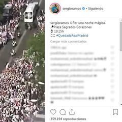 Ramos ya juega el Clásico: "Por una noche mágica"