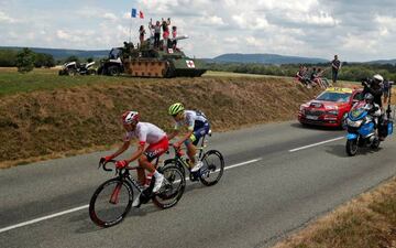 Stephane Rossetto y Yoann Offredo intentaron una escapada imposible en la etapa más larga del Tour.