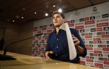 Iker Casillas se emocionó en su despedida