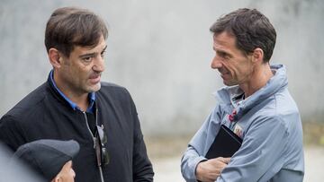 Urzaiz con Ziganda en Lezama.