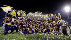 JJPANA150. BUENOS AIRES (ARGENTINA), 19/01/2021.- Jugadoras de Boca Juniors celebran al vencer a River Plate y ganar la final del Torneo Profesional Femenino de Primera Divisi&oacute;n Argentina en el estadio Jos&eacute; Amalfitani en Buenos (Aires). EFE/Juan Ignacio Roncoroni POOL