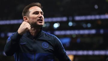  Frank Lampard celebra el triunfo ante el Tottenham de Mourinho