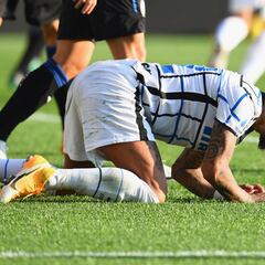 ¡Era su gol! Vidal desperdició un mano a mano ante Atalanta