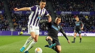 VALLADOLID, 12/02/2022. PHOTOGENIC. PARTIDO DE LIGA SMARTBANK ENTRE EL REAL VALLADOLID Y EL GIRONA. JAVI SANCHEZ