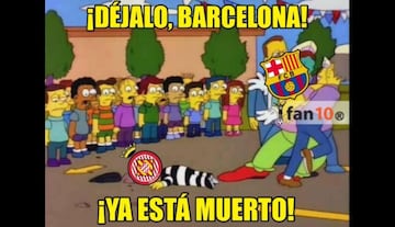 Los memes de la goleada del Barcelona al Girona