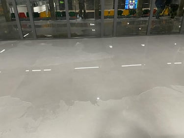 Inundaciones en Artxanda tres das despus de su inauguracin