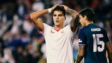 Lamela, con el Sevilla.