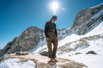 "Es verdad que en el mundo de la montaña todos son muy blancos".