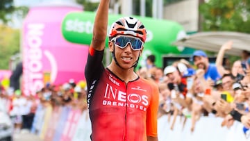Egan Bernal, campeón nacional de ruta. en Bucaramanga.