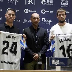 Genaro y Cufré: decibelios para el Málaga