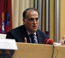 Tebas: "Es imposible que se persiga políticamente al Barça"