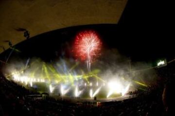 Pirotecnia en la ceremonia de inauguración de Copa América Chile 2015