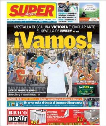 Portadas de la prensa deportiva