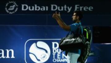 Djokovic se despide del público.