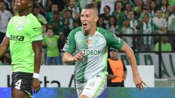 Matheus Uribe, volante de Atlético Nacional