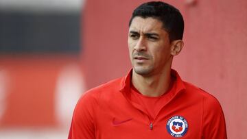 El jugador de la seleccion chilena Pedro Pablo Hernandez 