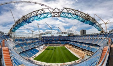 Continúan las obras de remodelación del Bernabéu