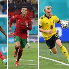 Lukaku, Schick, Cristiano, Forsberg...Euro 2020 group stage stars