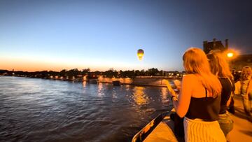 Puro cine: el globo con la llama olímpica que ilumina el cielo de París y que nadie se quiere perder