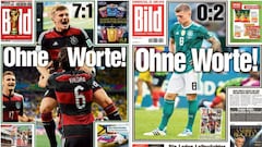 'Bild' copia la portada del 1-7 a Brasil para explicar el desastre