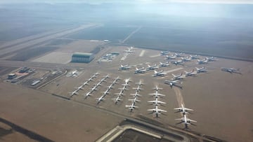 El gigantesco parking de aviones de Teruel dispara su facturaci¨®n